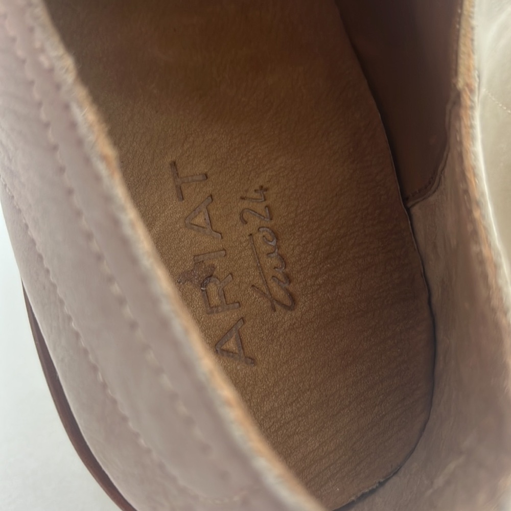 NEW Ariat Bartlett Nubuck Leather Lace Up Derby Loafer Rubber Vibram Sole 10 D - Picture 10 of 10